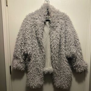 Express Fuzzy Sherpa Jacket